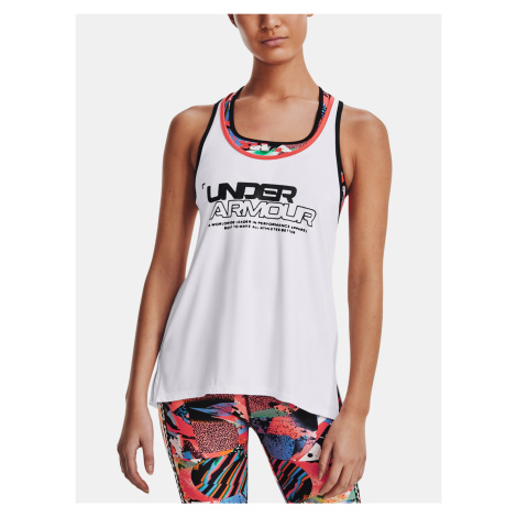 Under Armour Tank Top Knockout Tank CB Graphic-WHT - Women