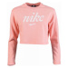Nike NSW CREW CROP WSH Dámska mikina, ružová, veľkosť