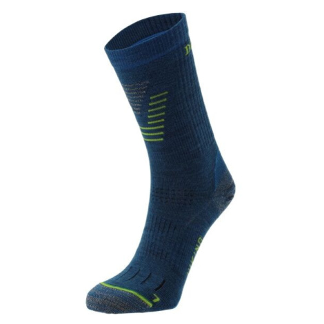 Devold HIKING MERINO LIGHT SOCK Vysoké vlnené ponožky, modrá, veľkosť