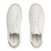 Calvin Klein Sneakersy Cupsole Lace Up Pearl HW0HW01897 Biela