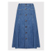 Polo Ralph Lauren Džínsová sukňa 211863244001 Modrá Regular Fit