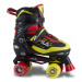 Juniorské dvojradové kolieskové korčule FILA SKATES JOY BLACK RED LIME