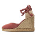 Castañer Espadrilky Carina/8/007 021740 Ružová