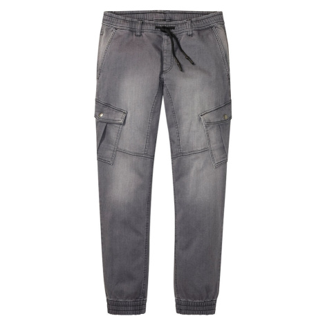 Mikinové džínsy, Regular Fit, s kapsáčovými vreckami, rovné bonprix