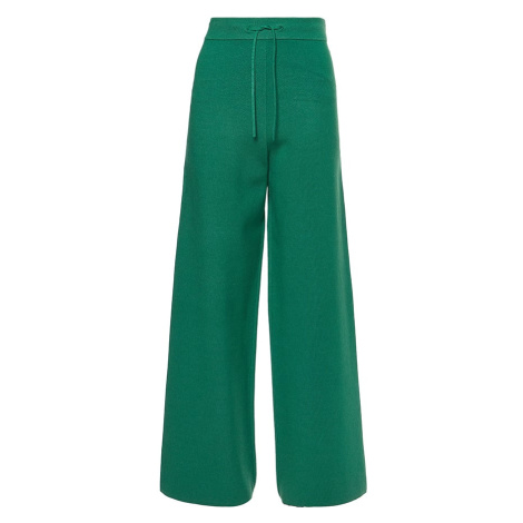 Tommy Hilfiger Tepláky - WIDE LEG PANT zelené