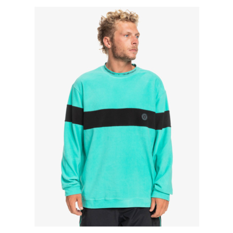 Quiksilver mikina Flame On Fleece pool green