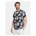 Jack&Jones Tričko Tropicana 12223932 Čierna Regular Fit