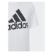 Adidas Tričko Essentials Big Logo Cotton T-Shirt IB1670 Biela Regular Fit