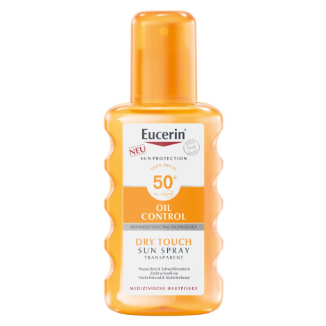 Eucerin Sun Transparentný sprej Dry Touch OIL CONTROL SPF 50+ 200 ml