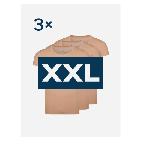Triplepack antibakteriálne pánske neviditeľné tričko ARLON so zdvojeným podpazuším - XXL
