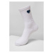 Heart Embroidery Socks 3-Pack - white