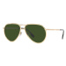 Slnečné okuliare Burberry pánske, zlatá farba