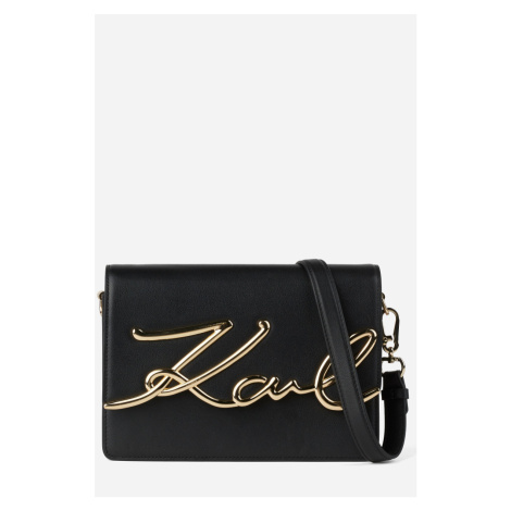 Kabelka Karl Lagerfeld K/Signature Md Shoulderbag Black/Gold