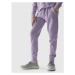 Dievčenské tepláky 4F JUNIOR TROUSERS-4FJWSS24TTROF587-52S-LIGHT VIOLET