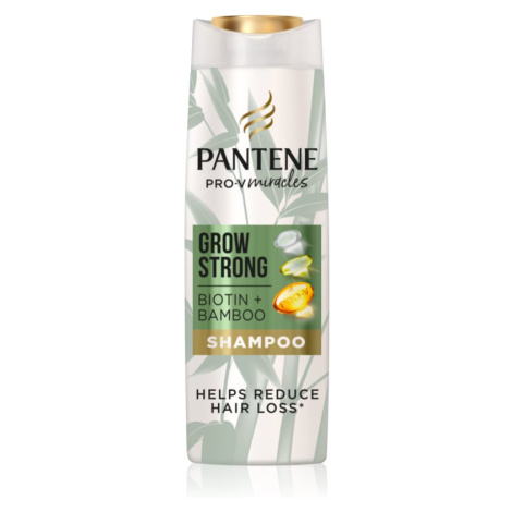 Pantene Grow Strong Biotin & Bamboo šampón proti vypadávániu vlasov