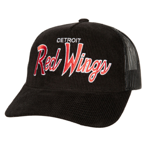 Detroit Red Wings čiapka baseballová šiltovka NHL Times Up Trucker black Mitchell & Ness