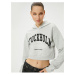 Koton Short Hooded College Sweatshirt Comfort Fit