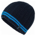 Lewro ARGO Chlapčenská pletená čiapka, tmavo modrá, veľkosť