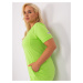 Light green straight oversized knee-length dress