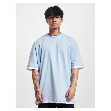 Men's T-shirt DEF Visible Layer - light blue/white
