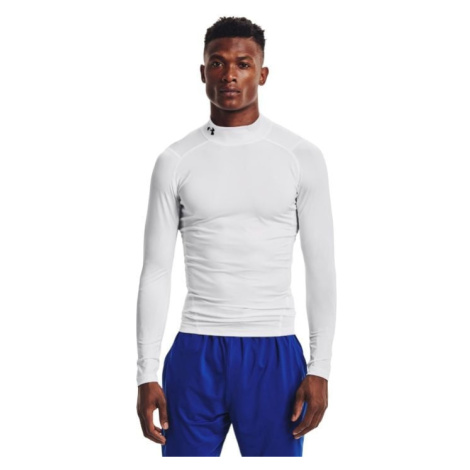 Under Armour Kompresné tričko HG Armour Comp Mock LS White  XL