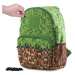 Pixie Crew Voľnočasový batoh Minecraft zeleno-hnedý