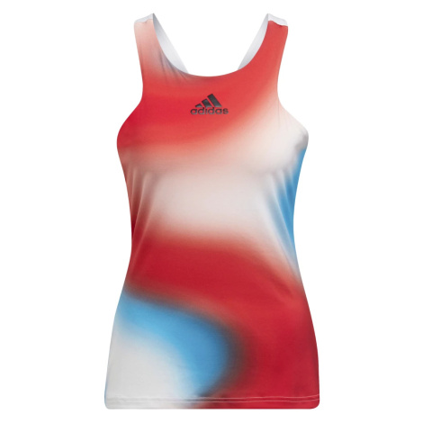 adidas Melbourne Women's Tank Top White/Red/Blue S