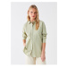 LC Waikiki Plain Long Sleeve Oversize Poplin Women's Shirt