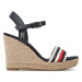 Tommy Hilfiger Espadrilky Corporate Wedge FW0FW07086 Farebná