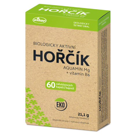 Vitar Horčík Aquamin EKO 60 kapsúl