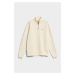 MIKINA GANT SHIELD HALF ZIP CREAM