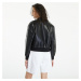 Bunda Calvin Klein Jeans Faux Leather Bomber Jacket Black