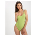 Svetlozelené body s okrúhlym výstrihom na chrbte NM-BO-L55148.16-light green