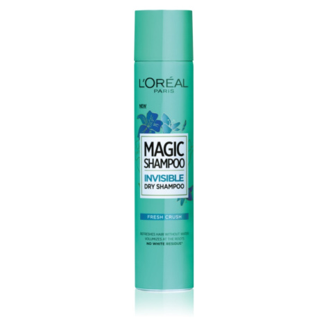 L’Oréal Paris Magic Shampoo Fresh Crush suchý šampón pre objem vlasov, ktorý nezanecháva biele s