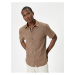 Koton Summer Shirt Short Sleeve Classic Collar Buttoned Cotton