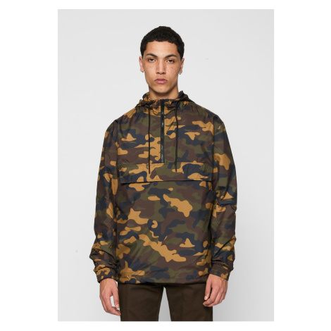 Camo Pull Over Windbreaker woodcamo Urban Classics