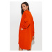 Oranžové mikinové šaty NU270