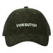 Von Dutch  CASQUETTE BASEBALL  VELOURS COTELE BRODERIE  Šiltovky Zelená