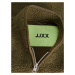 JJXX Flisová bunda 'Julie'  olivová / biela