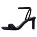 Bershka Remienkové sandále  čierna