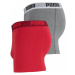 Boxerky PUMA Boxer 2-pack Red/Grey Viacfarebné