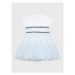 Guess Elegantné šaty K3RK17 K6YW0 Biela Regular Fit