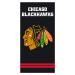 Chicago Blackhawks plážová osuška black