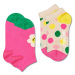 Happy Socks Súprava 2 párov detských členkových ponožiek KSMD02-3300 Farebná