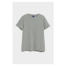 TRIČKO GANT WAFFLE TEXTURE T-SHIRT GREY MELANGE