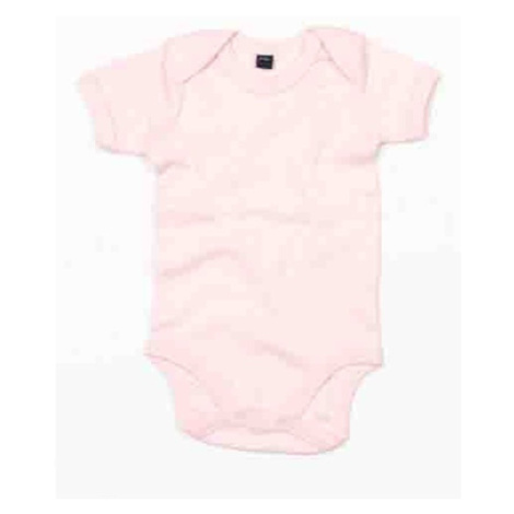 Babybugz Dojčenské body s krátkym rukávom BZ10 Powder Pink