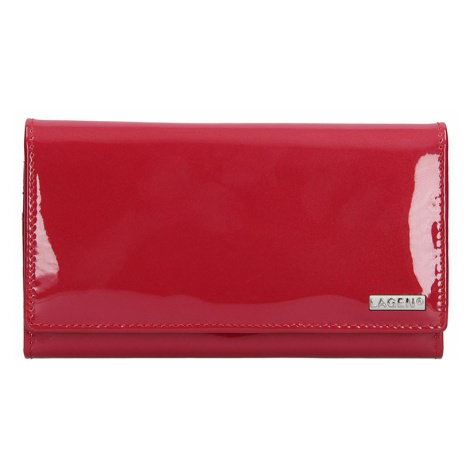 Dámska kožená peňaženka Lagen Aisha - červená