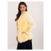 Light yellow vest with fur