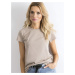 Beige basic t-shirt from Peachy