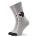 Curator Socks Ponožky Vysoké Unisex Black Cross Sivá